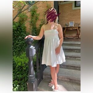 White babydoll dress